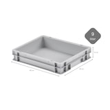 thumbnail of CHEFGASTRO Mega Deal 3x Pizzateigbehälter mit 1x Deckel | HxBxT 8,5x30x40cm | 9 Liter | Stapelbare Pizzaballenbox Pizzaballenbehälter Pizzateigbox