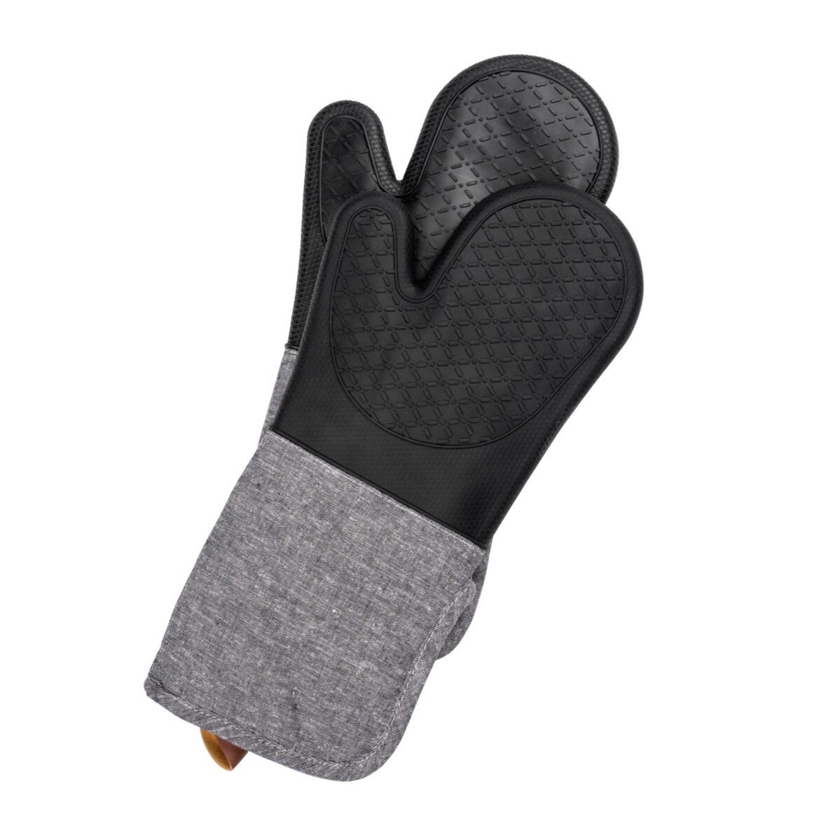 WENKO Topfhandschuhe Silikon Mod. Ada Schwarz, 2er