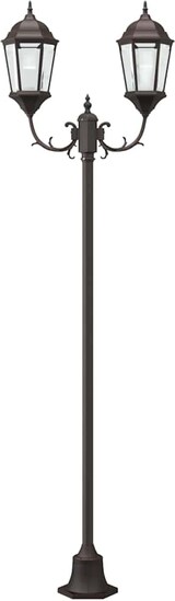 thumbnail of vidaXL Garten-Licht Bronze 68 x 20 x 235 cm Aluminium und Glas