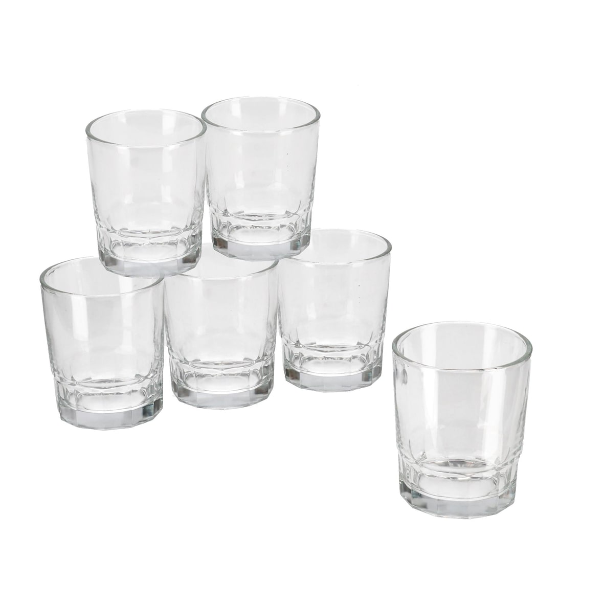 BERGNER Lisbon - Set mit 6 Kristallwassergläsern 256 ml