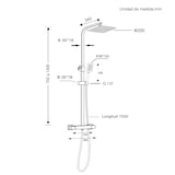 thumbnail of Set de ducha Modelo Boal Negro