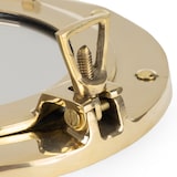 thumbnail of Maritimer Bullaugen-Spiegel aus massivem Messing Ø 29 cm rund glänzend poliert Wandspiegel im Schiffsdesign Deko für Badezimmer Flur oder maritime