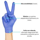 thumbnail of Guante de Nitrilo Azul Sin Polvo Soft Touch Blancoplata Talla G 100 unidades