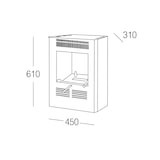 thumbnail of Lareira Bioetanol 3000W 2L Ruby