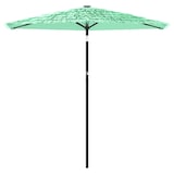 thumbnail of Helloshop26 - Sombrilla de jardín 223 x 223 x 213 cm protección solar y contra la lluvia diseño moderno poliéster verde 02_0056394