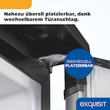 thumbnail of Exquisit Vollraumkühlschrank 75 Liter, Freistehend, Kühlschrank klein und kompakt, 45cm Breit, LED-Innenbeleuchtung, KS585-V-091E inoxlook