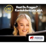 thumbnail of PROREGAL Klappbarer Profi-Treppensteiger TAURUS 150 | HxBxT 110x45x61cm | Traglast  150kg | Stahlrahmen | Rot-Schwarz | Sackkarre Transportkarre