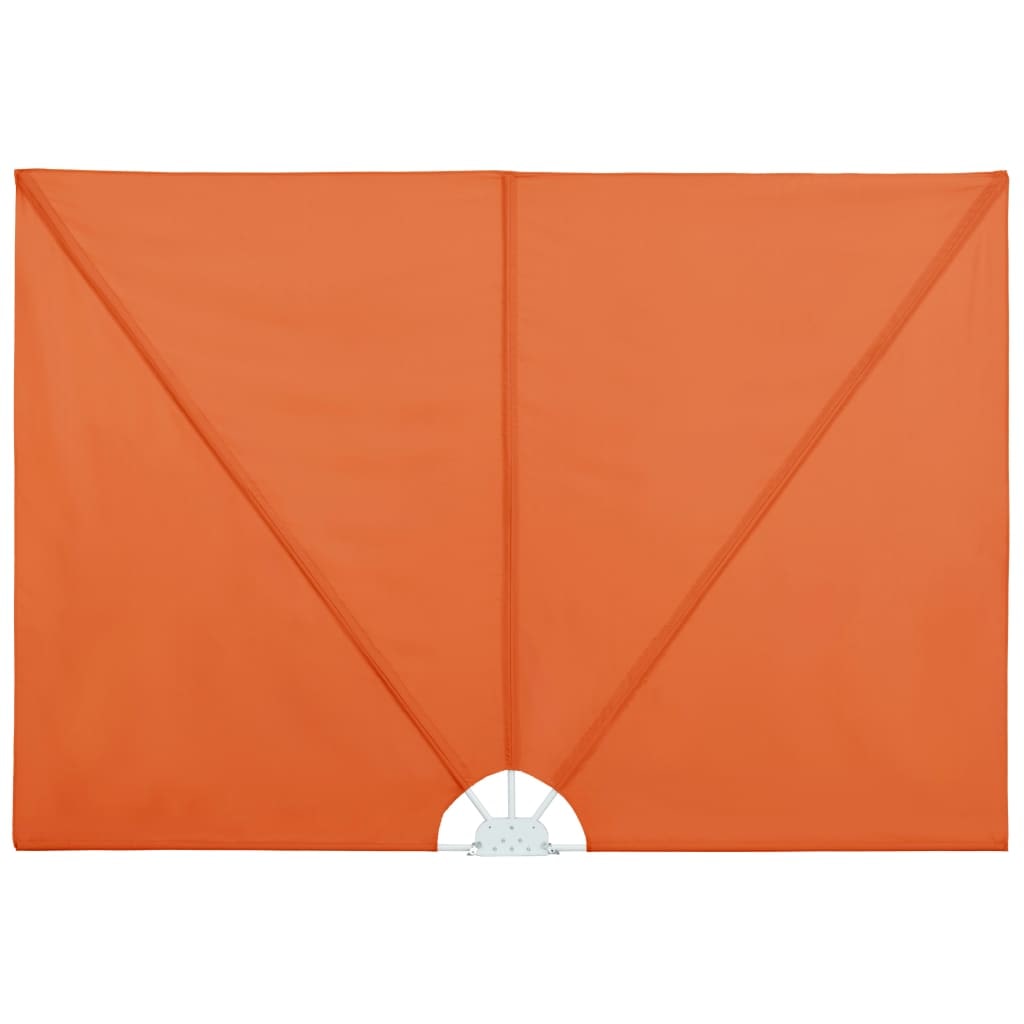 Auvent latéral pliable de terrasse Terre cuite 400 x 200 cm  Modèle Atlas Vent