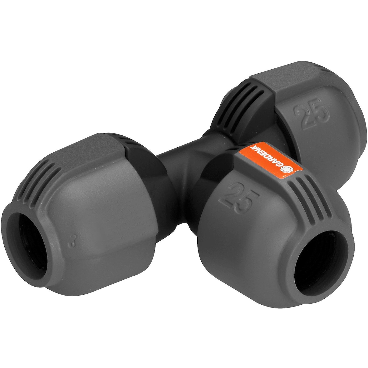 GARDENA T-Stück 25mm: Rohrabzweigung für Sprinklersysteme