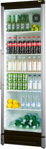 thumbnail of Nordcap Glastürkühlschrank M 180, mit Umluftkühlung und Glastür im Aluminiumrahmen