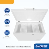 thumbnail of Exquisit Gefriertruhe GT320-HE-041D weiss | 308 l Nutzinhalt | Weiß
