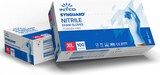 thumbnail of Nitril Handschuhe, blau - INTCO Synguard - Größe XL, puderfrei, lebensmittelecht - (100 Stück)