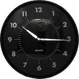 thumbnail of Wanduhr Analog Kunststoff rund Ø 40 cm schwarz modern