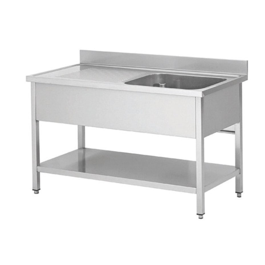 Gastrospüle Spültisch Spülbecken Spüle Spühle Spültheke 1 Becken 1200x600x850 mm