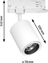 thumbnail of Paulmann ProRail3 LED Schienenspot Kratos   50°  2000lm 18,5W 3000K  230V Weiß 96550