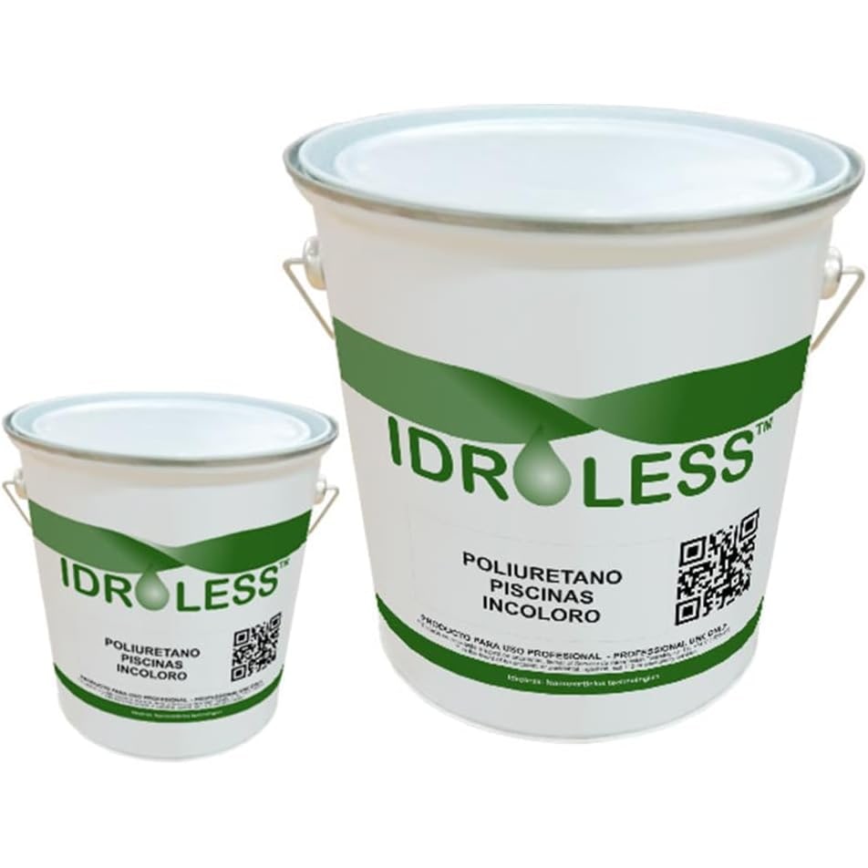 Membrana Selladora de Poliuretano Incoloro Piscinas (3+1kg) - Sigillante trasparente per gres e piastrelle. Impermeabilizza e previene le perdite