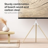 thumbnail of ONKRON TV Ständer Staffelei für 32 - 65 Zoll TV bis zu 35 kg,max 400x400 VESA Standfuß höhenverstellbar & schwenkbar TS1220-W