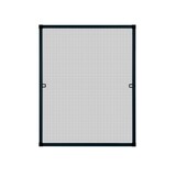 thumbnail of Fliegengitter Insektenschutz Fenster Alu Rahmen Bausatz 100 x 120 cm anthrazit auf Maß