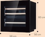 thumbnail of Klarstein Rhone 25 Duo Weinkühlschrank Kompression 2 Zonen 63 Ltr / 25 Flaschen Schwarz