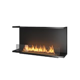 thumbnail of INSIDE C VERS2 – Dreiseitiger Biokamin. Eingebauter Bioethanol-Kamin 100 cm – linearer Brenner 80 cm / Fassungsvermögen 2 l