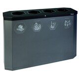 thumbnail of Sixco Recycling-Station-4fach, 4 x 45 Liter, eisenglimmer