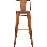 thumbnail of Set De 4 Taburetes Mason Metálicos Cobre