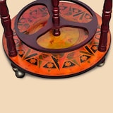 thumbnail of vidaXL Globus-Bar mit Flaschenregal Eukalyptusholz