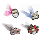 thumbnail of MONDO DECO Masques Carnaval Tissu Et Papier Les classiques Multicolore Hauteur : 7 cm x 200 Mondo Déco