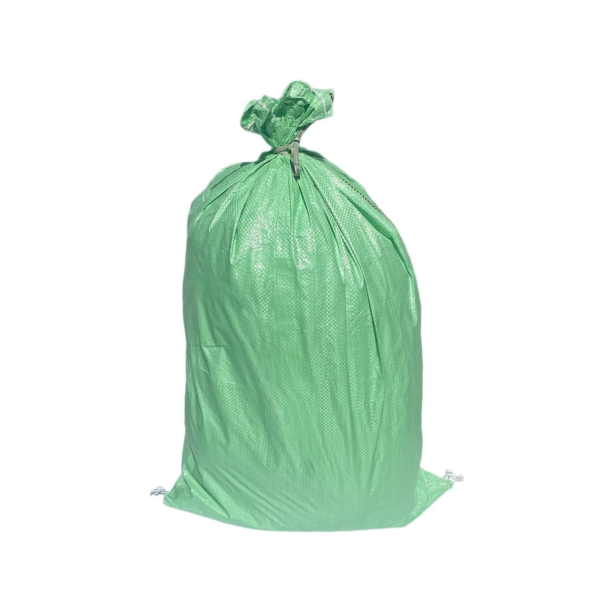 100x Schwerlastsack Gewebesack Hochwassersack Getreidesack Lagersack PP mit rotem Streifen 500 x 800 mm 30 kg grün