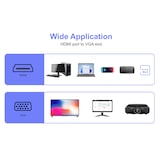 thumbnail of SpeaKa Professional HDMI / VGA / Klinke Adapter [1x HDMI-Stecker - 1x VGA-Buchse, Klinkenbuchse 3.5