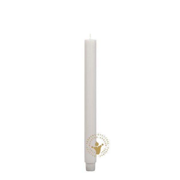 Durchgefärbte Stabkerzen hell-leinen 185 x 26 mm, 20 Stück