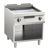thumbnail of KBS Gas Grillplatte glatt Verchromt 14 Kw mit 2 Heizzonen offener Unterbau