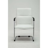 thumbnail of Set di 2 sedie cantilever Seattle in similpelle bianco