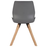 thumbnail of Juego de 4 butacas de salón Luna Gris/Plástico