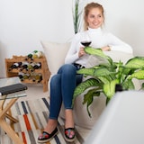 thumbnail of Relaxdays Weinregal stapelbar, Bambus Flaschenhalter für 18 Flaschen Wein, erweiterbarer Weinständer mit 3 Ebenen, natur