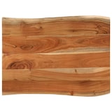 thumbnail of vidaXL Tafelblad rechthoekig natuurlijke rand 90x60x3,8 cm acaciahout