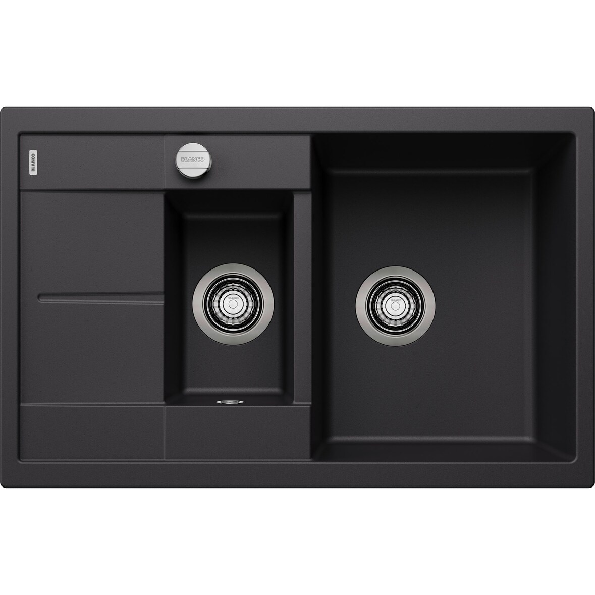 BLANCO METRA 6 S Compact Spüle, Becken 525925 schwarz 60cm