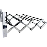 thumbnail of Estendal de parede rebatível COSHANO de 3 metros, em aço inoxidável, com 47 cm de largura.