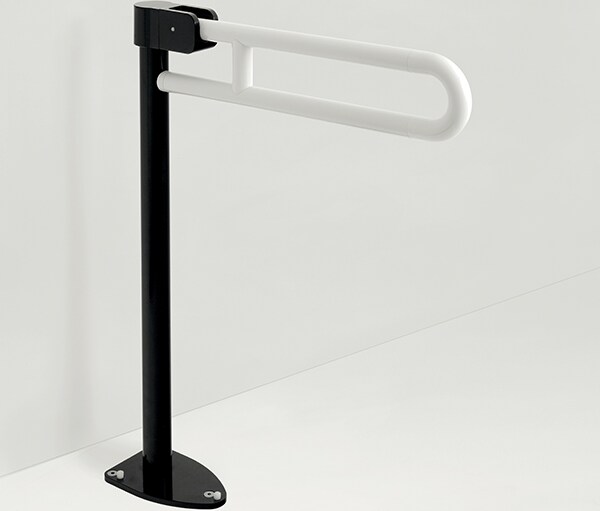 pba 01 Stützklappgriff, Bodenmontage 865 aus Nylon