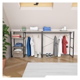 thumbnail of Lot de 2 portants vêtements sous combles KADRA modulables 200x85cm