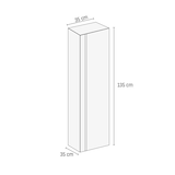 thumbnail of Sally Badezimmer Hochschrank 135 cm Weiß matt