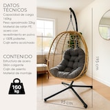 thumbnail of Yoevu silla colgante para interior y exterior cojín incluido