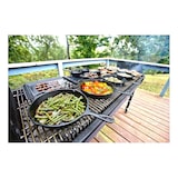 thumbnail of Lodge | Poêle grill carrée en fonte naturelle 26cm | Sain et sans PFAS | Tous feux dont induction, four & BBQ | Made in USA