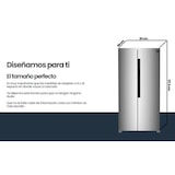 thumbnail of INFINITON Frigorifico Americano SBS-456A78WEG, 410 l, 177 cm, No Frost Total, Inverter, E, Inox