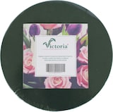 thumbnail of Nass Steckschaum Rund 22x7cm Frischblumen Schnittblumen Blumen Steckmasse Steckschwamm Blumensteckschaum Floristik Zubehör Floristikbedarf Uni Grün