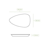 thumbnail of greenbox - Palmblatt Teller "Palmware®" 26 cm, tropfenförmig, 25 St.