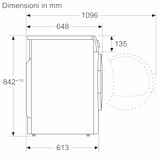 thumbnail of Bosch Elettrodomestici, Serie 6, Asciugatrice a pompa di calore, 9 kg WQG245D0IT