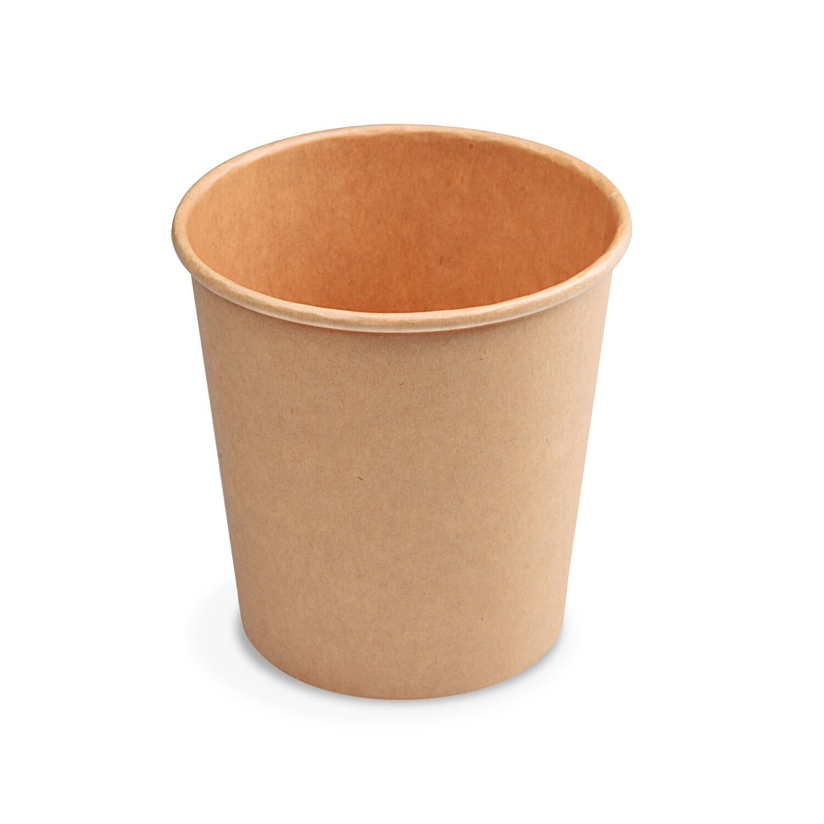 100x Papierbecher Feinkostbecher Eisbecher rund braun 750 ml O 11,5 cm