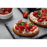 thumbnail of eGenuss Schieferplatten 6er-Set – Servierplatten aus Naturschiefer, schwarze Dessertteller & Sushi-Teller Gastronomie Catering – rechteckig 30x15 cm