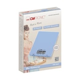 thumbnail of Clatronic KW 3626 LCD K?chenwaage digital W?gebereich (max.)=5 kg Hellblau 263916